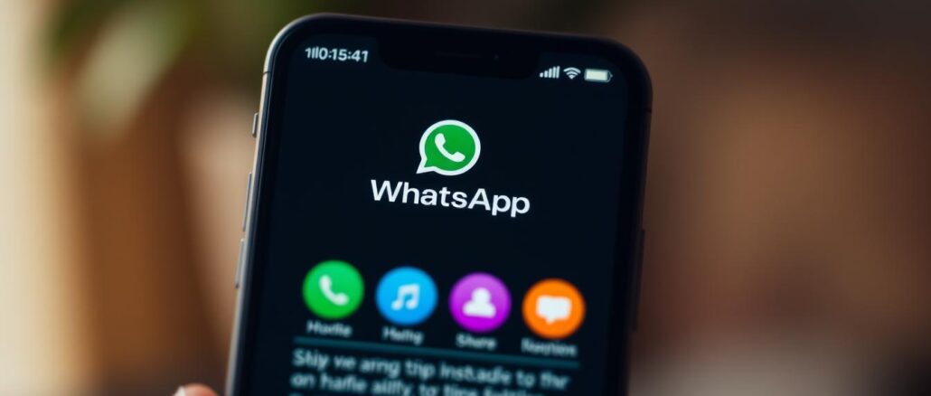 Anleitung WhatsApp Nachricht teilen