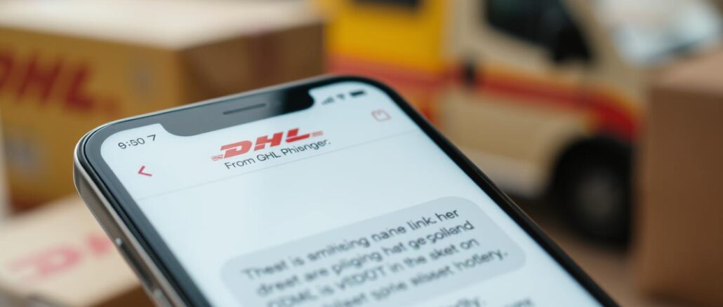 DHL Phishing SMS