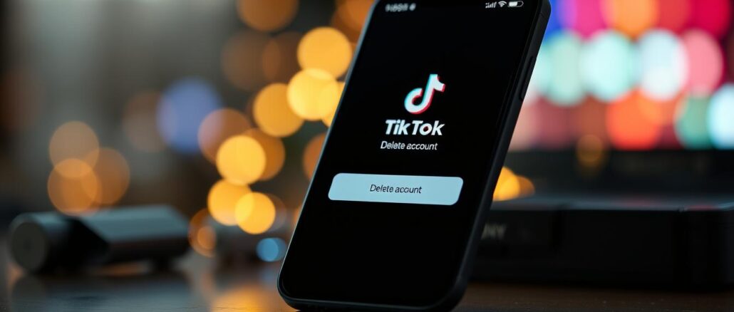 TikTok Account entfernen