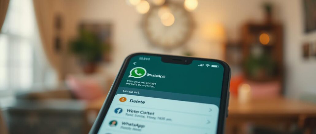 WhatsApp-Kontakt löschen