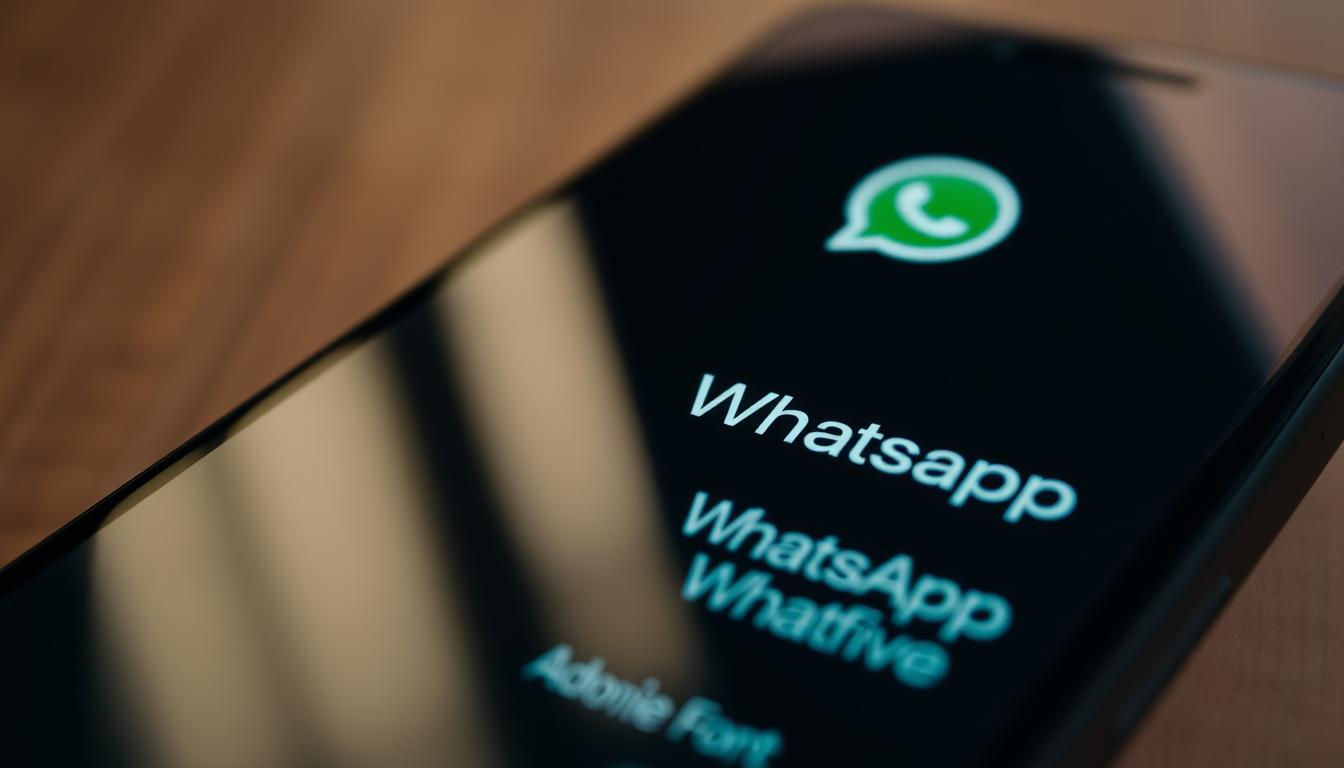 WhatsApp Schriftart ändern