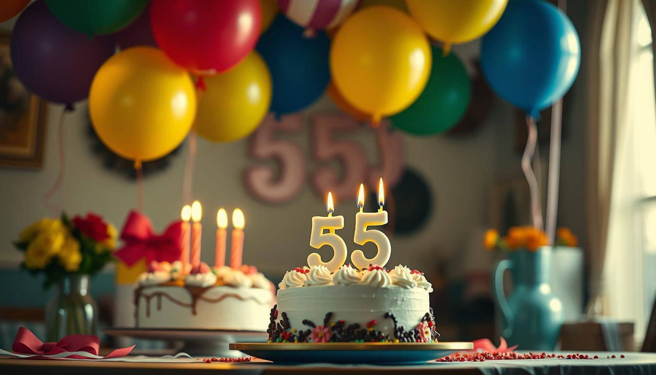 WhatsApp Sprüche zum 55. Geburtstag