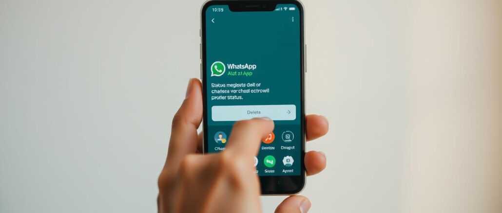 WhatsApp-Status löschen Anleitung