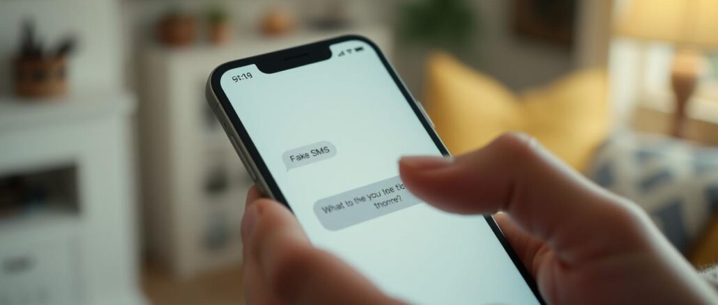 fake-sms geöffnet was tun iphone