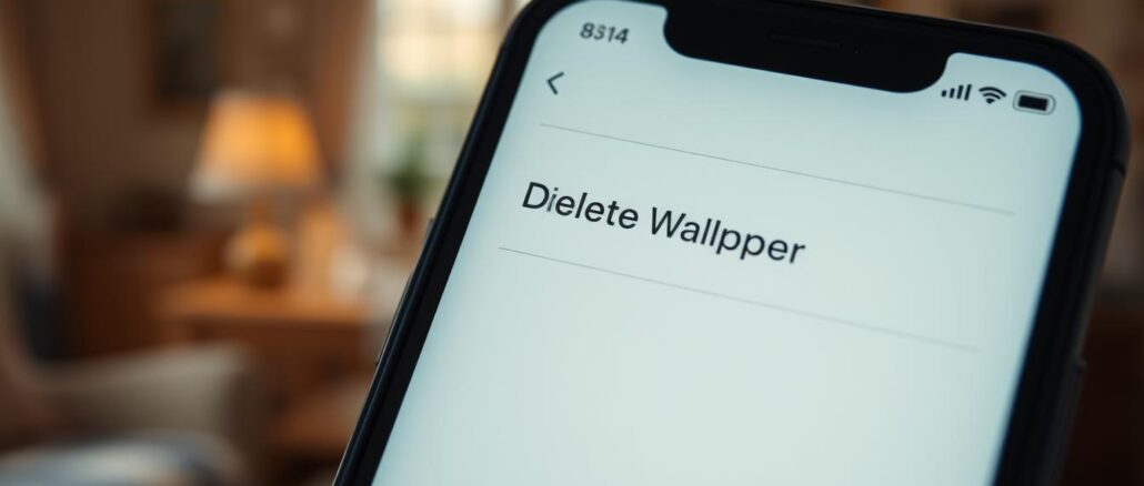 iPhone Hintergrundbild löschen